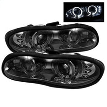 Load image into Gallery viewer, Spyder Chevy Camaro 98-02 Projector Headlights LED Halo LED Smke - Low H1 PRO-YD-CCAM98-HL-SM 5009258