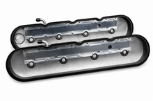 Load image into Gallery viewer, Granatelli Motor Sports LS Valve Cover with Integral Angled Coil Mounts Black Wrinkle Finish, 4.8, 5.3, 5.7, 6.0, 6.2, 7.0L, Pair - 640367
