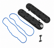 Load image into Gallery viewer, Granatelli Motor Sports LS Valve Cover with Integral Angled Coil Mounts Black Wrinkle Finish, 4.8, 5.3, 5.7, 6.0, 6.2, 7.0L, Pair - 640367
