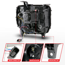 Load image into Gallery viewer, ANZO 2014-2015 Gmc Sierra 1500HD Projector Plank Style Headlight Black W/ Drl 111450
