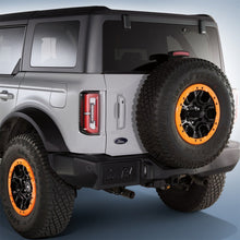 Load image into Gallery viewer, Ford Racing 2021+ Ford Bronco Functional Bead Lock Ring Kit - Orange M-1021K-BLO