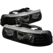 Load image into Gallery viewer, Spyder Chevy Silverado 1500 99-02/Chevy Silverado 3500 01-02 Crystal Headlights Blk HD-YD-CSIL99-BK 5012470