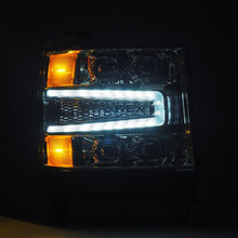 Load image into Gallery viewer, AlphaRex 16-18 Chevy 1500HD NOVA-Series LED Proj Headlights Chrm w/Actv Lgt/SeqSig &amp; DRL(Req 810023) 880238 *Discontinued