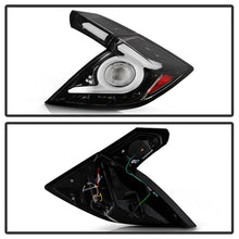 Load image into Gallery viewer, SPYDER 16-19 Honda Civic 5 Door Hatchback Light Bar LED Tail Lights - Black Chrome(ALT-YD-HC16HB-BC) 5088819