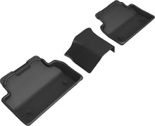 Load image into Gallery viewer, 3D MAXpider 18-20 Jaguar E-Pace Kagu 2nd Row Floormats - Black L1JG01321509