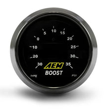 Load image into Gallery viewer, AEM Electronics 52mm Digital Boost Gauge 35 PSI