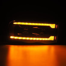 Load image into Gallery viewer, AlphaRex 02-05 Dodge Ram 1500 LUXX LED Proj Headlights Alpha Black w/Activ Light/Seq Signal 880569 *Discontinued