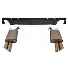 Load image into Gallery viewer, Ford Racing 2013-2014 Mustang GT Axle Back QUAD TIP Mufflers with Rear Lower VALENCE M-5230-MSVTCD