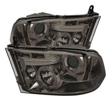 Load image into Gallery viewer, Spyder Dodge Ram 1500 09-14 10-14 Projector Headlights Halogen- LED Halo LED- Smke PRO-YD-DR09-HL-SM 5010056