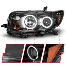 Load image into Gallery viewer, Anzo 2008-2010 Scion Xb Projector Headlights w/ Halo Black