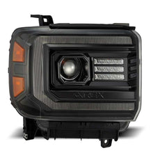 Load image into Gallery viewer, AlphaRex 14-18 GMC Sierra PRO-Series Proj Headlights Plank Alpha Blk w/Activ Light/Seq Signal/DRL 880612 *Discontinued