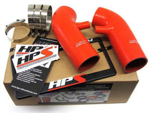 Load image into Gallery viewer, HPS Red Reinforced Silicone Post MAF Air Intake Hose Kit Nissan 09-14 370Z 3.7L