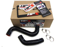 Load image into Gallery viewer, HPS Black Reinforced Silicone Radiator Hose Kit Coolant Subaru 01-07 WRX / STI