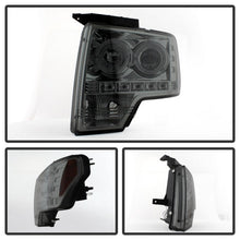 Load image into Gallery viewer, Spyder Ford F150 09-14 Projector Headlights Halogen Model- LED Halo LED Smke PRO-YD-FF15009-HL-SM 5010254