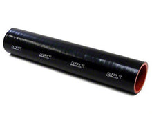 Load image into Gallery viewer, HPS 1/4" ID, 1 Foot Length, Silicone Straight Coupler Tube Hose, High Temp 4-ply Reinforced, Black, 6.5mm ID