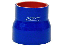 Load image into Gallery viewer, HPS 3/8" - 1/2" ID, 4" Length, Silicone Straight Reducer Coupler Hose, High Temp 4-ply Reinforced, 9.5mm - 13mm ID, Blue