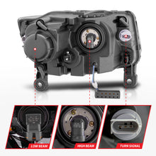 Load image into Gallery viewer, Anzo 2014-2015 Jeep Grand Cherokee Projector Headlights w/ Plank Style Desi