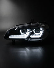 Load image into Gallery viewer, BMW X5 E70 "TRON" LED Headlights 2007-2013