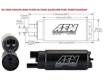 Load image into Gallery viewer, AEM Electronics High Flow In-Tank Fuel Pump
