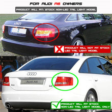 Load image into Gallery viewer, Spyder Audi A6 05-08 4Dr Sedan Light Bar LED Tail Lights Smke ALT-YD-AA605-LBLED-SM 5079626