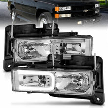 Load image into Gallery viewer, ANZO 1999-2000 Cadillac Escalade Crystal Headlights 111499