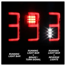 Load image into Gallery viewer, Spyder 15-18 Ford F-150 Light Bar LED Tail Lights (w/Blind Spot) - Black (ALT-YD-FF15015BS-LBLED-BK) 5085313