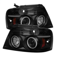 Load image into Gallery viewer, Spyder Ford F150 04-08 Projector Headlights V 2 CCFL Halo LED Blk Smke PRO-YD-FF15004-CCFL-G2-BSM 5078834