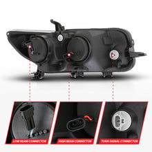 Load image into Gallery viewer, Anzo 2008-2010 Scion Xb Projector Headlights w/ Halo Black