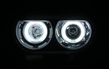 Load image into Gallery viewer, Anzo 2008-2014 Dodge Challenger Projector Headlights w/ Halo Black (CCFL)