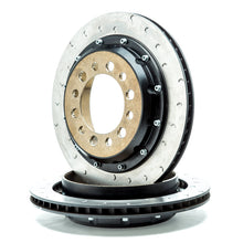 Load image into Gallery viewer, Alcon 07+ Jeep JK w/ 6x5.5in Hub 355x22mm Rotor 4-Piston Red Calipers Rear Brake Upgrade Kit BKR5059D17