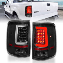 Load image into Gallery viewer, ANZO 2004-2006 Ford F-150 LED Tail Lights w/ Light Bar Black Housing Clear Lens 311342