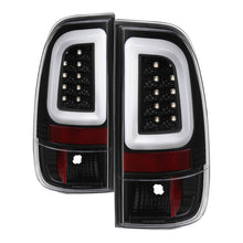 Load image into Gallery viewer, Spyder 08-16 Ford Super Duty F-250 V3 Light Bar LED Tail Lights - Black (ALT-YD-FS07V3-LBLED-BK) 5084712