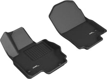 Load image into Gallery viewer, 3D MAXpider 20-21 Mercedes GLS-Class (w/ Executive Rear Seat Package) Kagu 1st Row Floormats - Black L1MB11811509