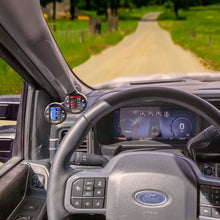 Load image into Gallery viewer, Banks Power Banks Gauge Pod Kit 2023-2024 Ford F250-450 &amp; 2021-24 F150  iDash Stealth Pod Mount - Dual Gauge 63383