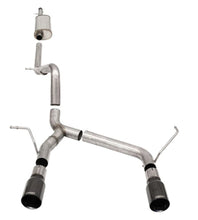 Load image into Gallery viewer, Corsa 07-18 Jeep Wrangler JKU 3.6L Sport 2.75in Cat-Back Exhaust w/ Single 4in Black Tips 21122BLK
