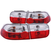 Load image into Gallery viewer, Anzo 1992-1995 Honda Civic Tail lights Red/Clear