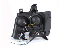 Load image into Gallery viewer, Anzo 2007-2013 Chevrolet Avalanche Projector Headlights w/ Halo Chrome