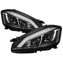 Load image into Gallery viewer, Spyder Mercedes W221 S Class 07-09 Headlights - HID Model Only - Black PRO-YD-MBW22107-HID-DRL-BK 5083890