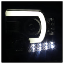 Load image into Gallery viewer, Spyder GMC Sierra 14-16 Projector Headlights Light Bar DRL Black PRO-YD-GS14-LBDRL-BK 5080523