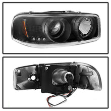 Load image into Gallery viewer, Spyder GMC Sierra 1500/2500/3500 99-06 Projector Headlights LED Halo LED Black PRO-YD-CDE00-HL-BK 5009357