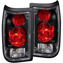 Load image into Gallery viewer, Anzo 1986-1993 Mazda B2000 Tail lights Black