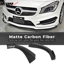 Load image into Gallery viewer, 2014-2016 Benz C117 Sports AMG PH Front Lip Splitters Carbon Fiber CF