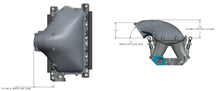 Load image into Gallery viewer, 8.2" SBF Ford Hi-Ram Intake Manifold with 95mm 1986-95 Ford 5.0 Throttle Body Flange Side Mount Top. Black