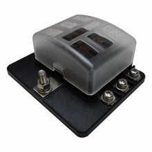 Load image into Gallery viewer, 6 Way 12V Circuit Screw Fuse Block - LED Indicators