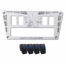 Load image into Gallery viewer, YXZ 1000R Custom CNC 4 Switch Dash Panel