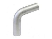 Load image into Gallery viewer, HPS Performance Products HPS 3-1/2" OD 70 Degree Bend 6061 Aluminum Elbow Pipe Tubing 16 Gauge w/ 5-5/8" CLR