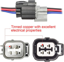 Load image into Gallery viewer, SPDZ1 Extension Harness 4 Wires for Upstream Downstream O2 Oxygen Sensor Compatible with Honda Civic Accord CR-V Prelude Odyssey Pilot Acura Integra