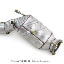 Load image into Gallery viewer, Catted High Flow Exhaust Downpipe for Porsche Cayman 718 GT4 RS 4.0L 2022-2025