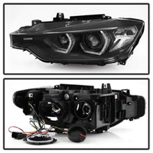Load image into Gallery viewer, Spyder 12-14 BMW F30 3 Series 4DR Projector Headlights - LED DRL - Black (PRO-YD-BMWF3012-DRL-BK) 5084347