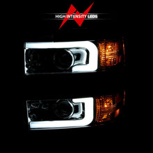 Load image into Gallery viewer, Anzo 2015-2016 Chevrolet Silverado Projector Headlights w/ Plank Style Desi